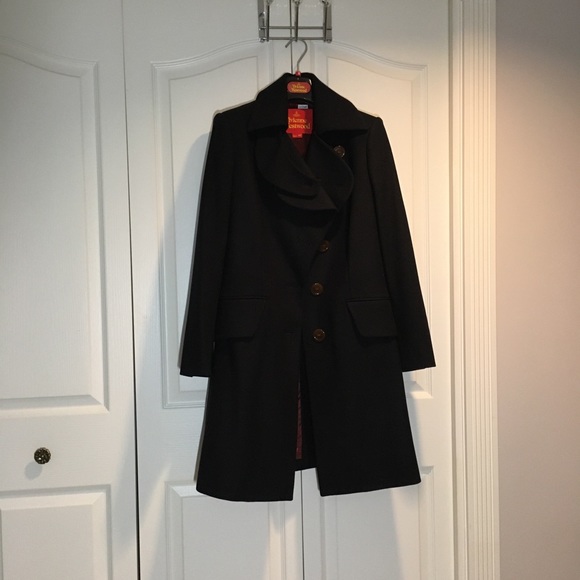 Vivienne Westwood Red label classic Melton Coat - Picture 5 of 16